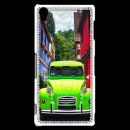 Coque Sony Xperia Z3 2cv verte de collection