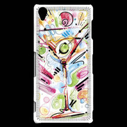 Coque Sony Xperia Z3 cocktail en dessin