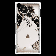 Coque Sony Xperia Z3 Vintage Poker