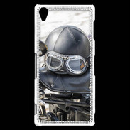 Coque Sony Xperia Z3 Casque de moto vintage