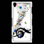 Coque Sony Xperia Z3 Farandole de notes de musique 1