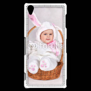Coque Sony Xperia Z3 Bébé dans un panier