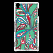 Coque Sony Xperia Z3 Fond Hippie en vert 