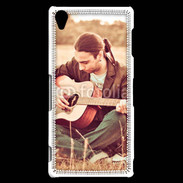 Coque Sony Xperia Z3 Guitariste peace and love 1