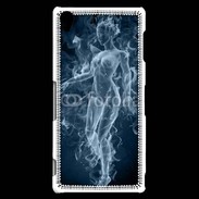 Coque Sony Xperia Z3 Femme en fumée de cigarette