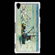 Coque Sony Xperia Z3 Peinture bateau de pêche