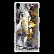 Coque Sony Xperia Z3 Peinture village rural