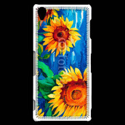 Coque Sony Xperia Z3 Peinture de tournesol