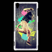Coque Sony Xperia Z3 Danseur rétro style