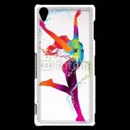 Coque Sony Xperia Z3 Danseuse en couleur