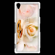 Coque Sony Xperia Z3 Alliance sur fond de rose