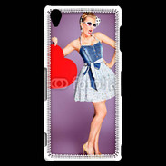 Coque Sony Xperia Z3 femme glamour coeur style betty boop