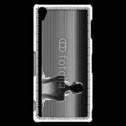 Coque Sony Xperia Z3 femme glamour noir et blanc