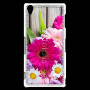 Coque Sony Xperia Z3 Bouquet de fleur sur bois