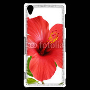 Coque Sony Xperia Z3 Hibiscus rouge