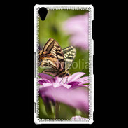Coque Sony Xperia Z3 Fleur et papillon