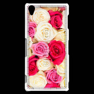 Coque Sony Xperia Z3 Fond de roses 5