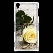 Coque Sony Xperia Z3 Belle rose Jaune 50