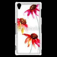 Coque Sony Xperia Z3 Belles fleurs en peinture