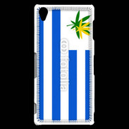 Coque Sony Xperia Z3 Drapeau Uruguay cannabis 2