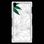 Coque Sony Xperia Z3 Fond cannabis