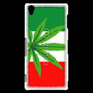 Coque Sony Xperia Z3 Drapeau italien cannabis
