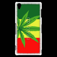 Coque Sony Xperia Z3 Drapeau reggae cannabis