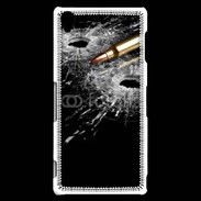 Coque Sony Xperia Z3 Impacte de balle dans une vitre