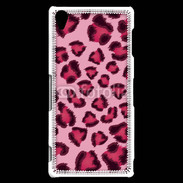 Coque Sony Xperia Z3 Léopard rose