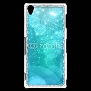 Coque Sony Xperia Z3 Fond bulles bleus