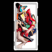 Coque Sony Xperia Z3 Pêle mêle chaussures