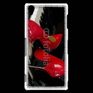 Coque Sony Xperia Z3 Escarpins rouges sur piano