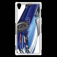 Coque Sony Xperia Z3 Mustang bleue