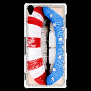 Coque Sony Xperia Z3 Lèvres made in USA