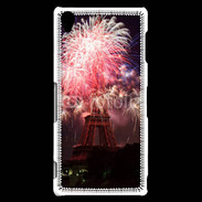 Coque Sony Xperia Z3 Feux d'artifice Tour Eiffel