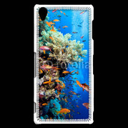 Coque Sony Xperia Z3 Poisson et corail