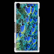 Coque Sony Xperia Z3 Banc de poissons bleus