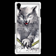 Coque Sony Xperia Z3 Loup en dessin 100