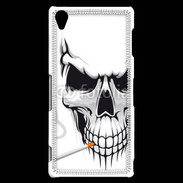 Coque Sony Xperia Z3 Tête de mort fumeur