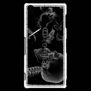 Coque Sony Xperia Z3 Squelette fumeur
