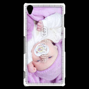 Coque Sony Xperia Z3 Amour de bébé en violet