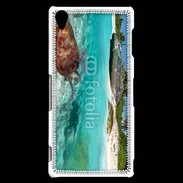 Coque Sony Xperia Z3 Belle plage avec tortue