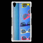 Coque Sony Xperia Z3 Lunettes sur la plage