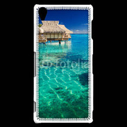Coque Sony Xperia Z3 Bungalow sur l'eau des tropiques