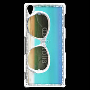 Coque Sony Xperia Z3 Lunette de soleil sur la plage