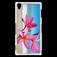 Coque Sony Xperia Z3 Fleurs à la plage