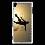 Coque Sony Xperia Z3 beach soccer couché du soleil