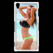Coque Sony Xperia Z3 Belle femme à la plage 10