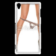 Coque Sony Xperia Z3 jambes talons aiguilles lingerie sexy