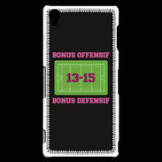 Coque Sony Xperia Z3 Bonus Offensif-Défensif Noir